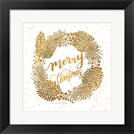 Framed Merry Christmas Print