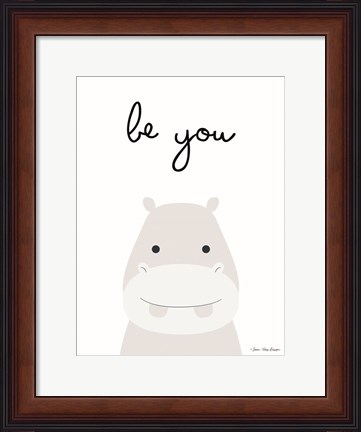 Framed Be You Print