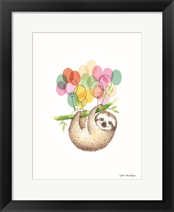 Framed Sloth II Print