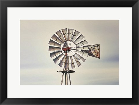 Framed Windmill Close-Up Print