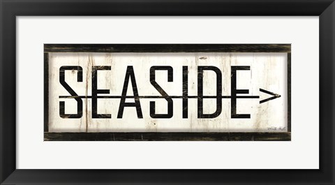 Framed Seaside Print