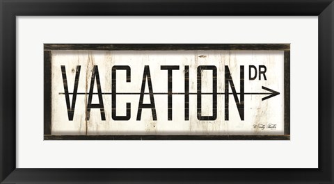 Framed Vacation Drive Print