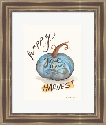 Framed Thankful Heart Print