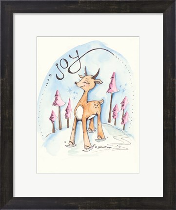 Framed Winter&#39;s Joy Print
