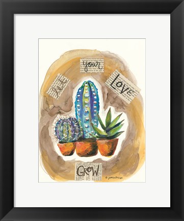 Framed Let Your Love Grow Print