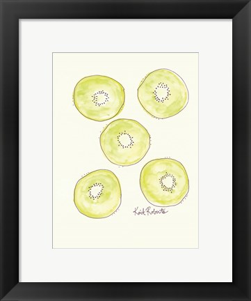 Framed K is for Kiwi Print