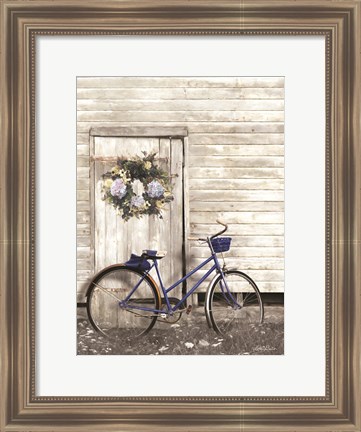 Framed Life is Like Riding a Bike Print