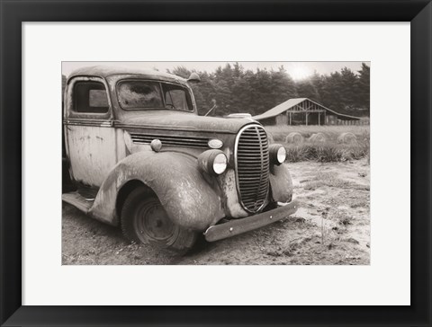 Framed Stuck in the Mud Print