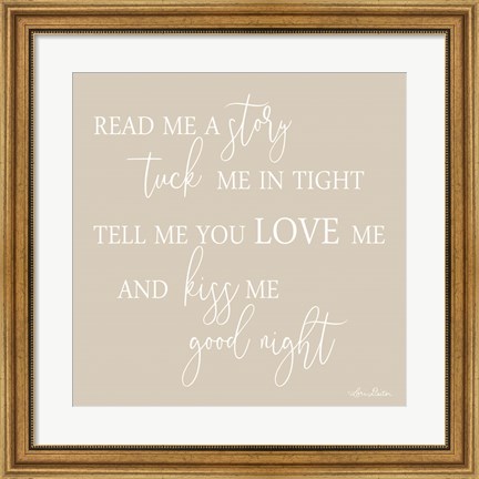 Framed Read Me a Story Print