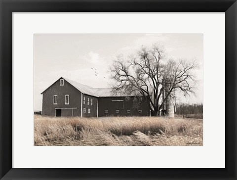 Framed Ohio Fields II Print