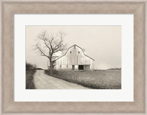 Framed Ohio Fields III Print