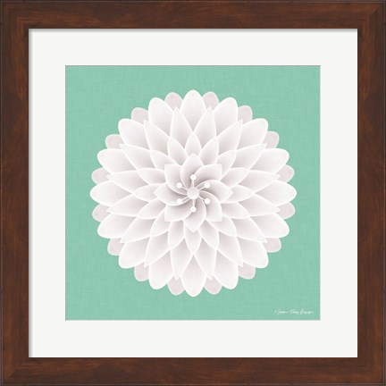 Framed 3D Flower Print