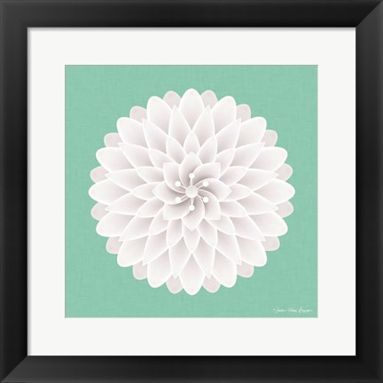 Framed 3D Flower Print