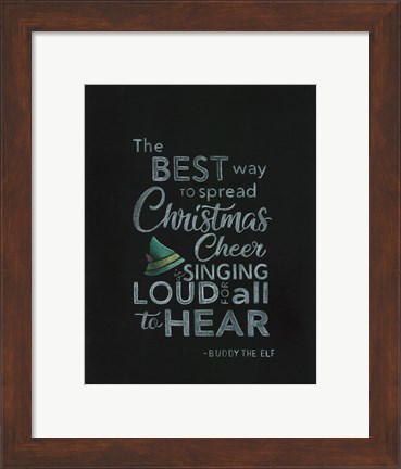 Framed Christmas Cheer Print