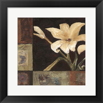 Framed Magnolia Breeze I Print