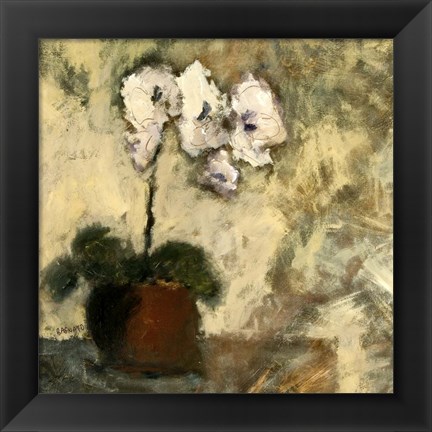 Framed Orchid Textures II Print