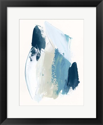 Framed Cobalt Crush I Print