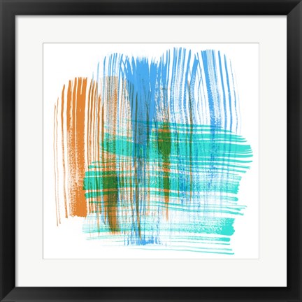 Framed Color Swipe III Print