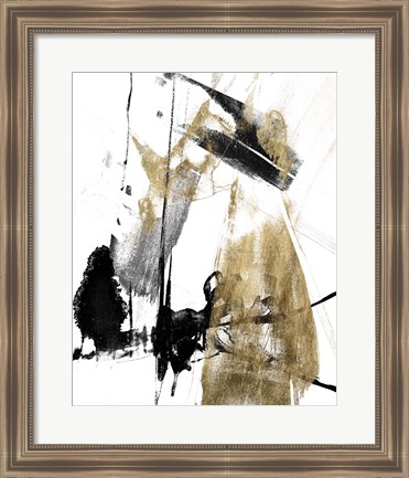 Framed Glam &amp; Black II Print