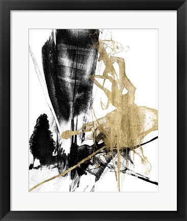 Framed Glam &amp; Black IV Print