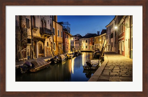 Framed Daybreak in Burano II Print