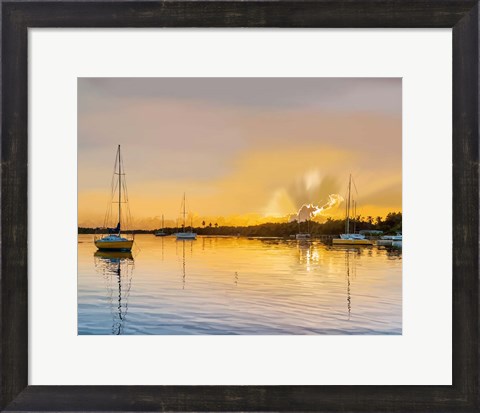 Framed Sailing Portrait II Print