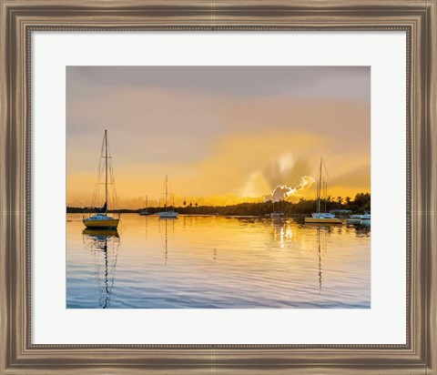 Framed Sailing Portrait II Print