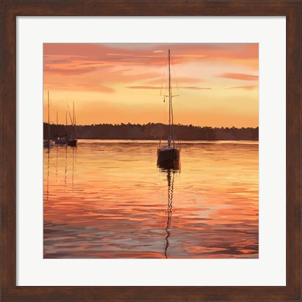 Framed Sailing Portrait III Print