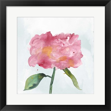 Framed Joyful Peony IV Print