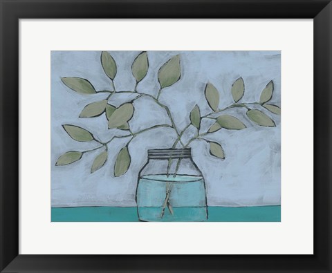 Framed Jar of Stems II Print