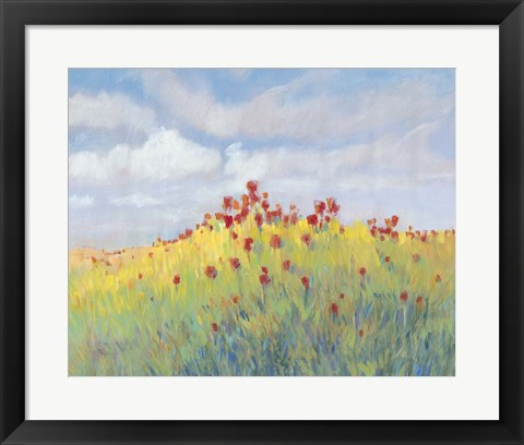 Framed Summer Breeze Meadow II Print