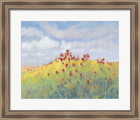 Framed Summer Breeze Meadow II Print