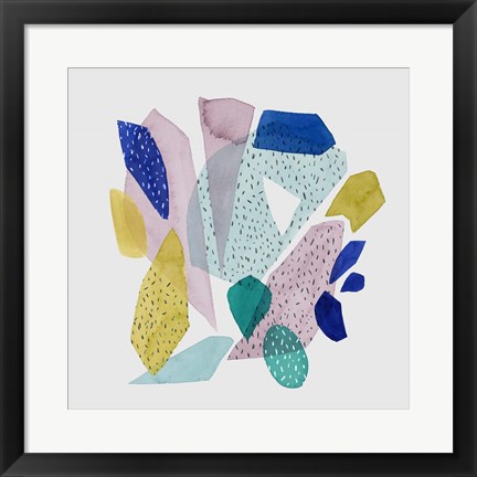 Framed Terrazzo Drift II Print