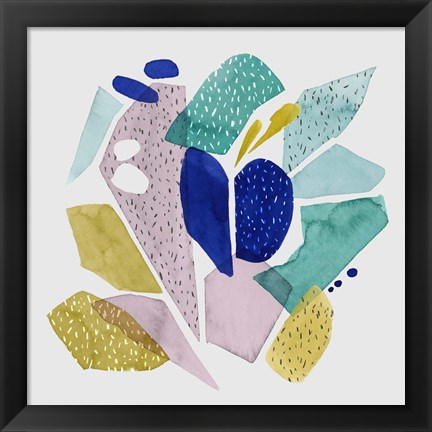 Framed Terrazzo Drift III Print