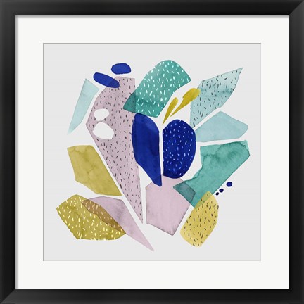 Framed Terrazzo Drift III Print