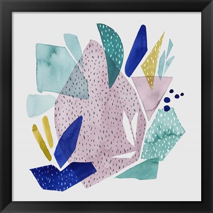 Framed Terrazzo Drift IV Print