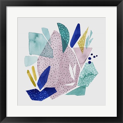 Framed Terrazzo Drift IV Print