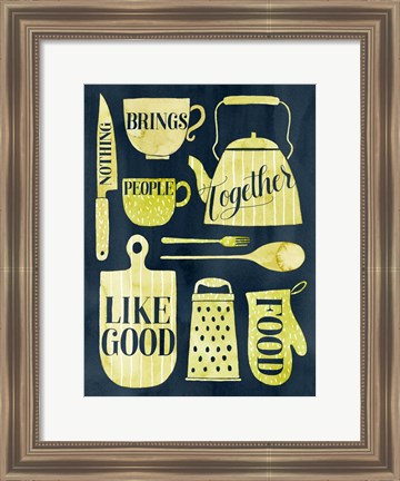 Framed Food for the Soul I Print