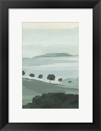 Framed Blue Ridge Fog I Print