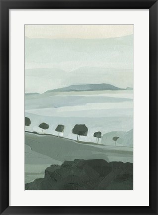 Framed Blue Ridge Fog I Print