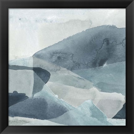 Framed Blue Range II Print