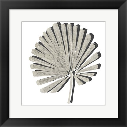 Framed Cut Paper Palms VI Print