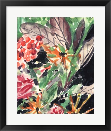 Framed Garden Fest II Print