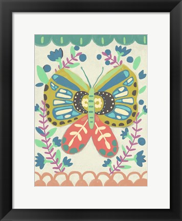 Framed Flutterfly II Print