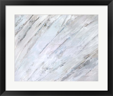 Framed Soft Fronds II Print