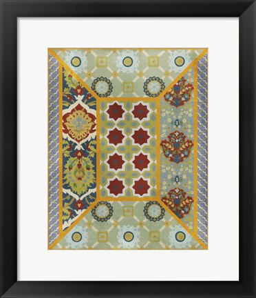 Framed Wallpaper Collage  III Print