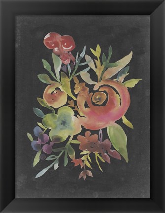 Framed Velvet Floral I Print