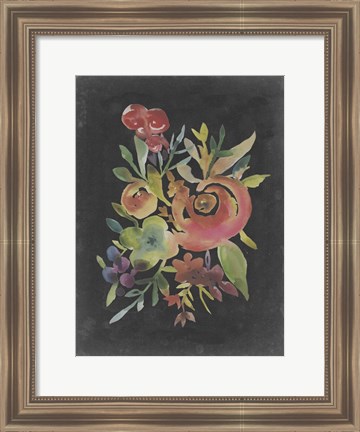 Framed Velvet Floral I Print