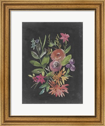 Framed Velvet Floral II Print