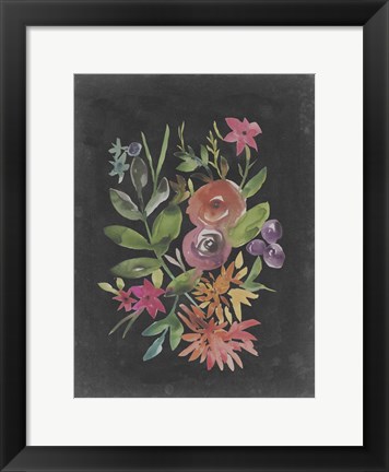 Framed Velvet Floral II Print